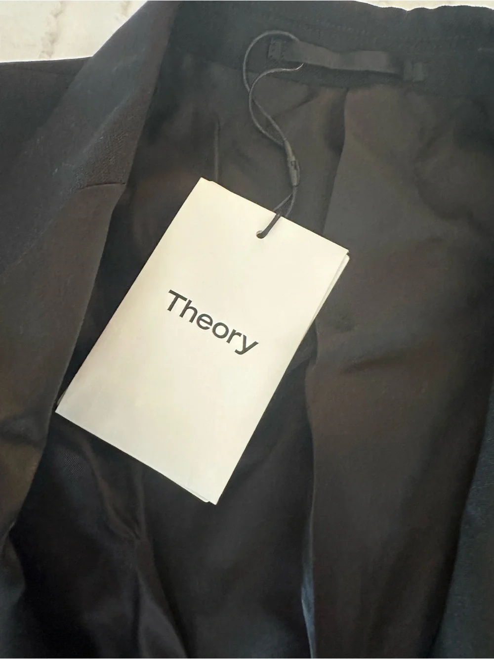 Theory Black Chambers Tuxedo Jacket